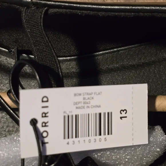 Torrid Black Women's Shoes With Bowtie - Picture 2 of 5